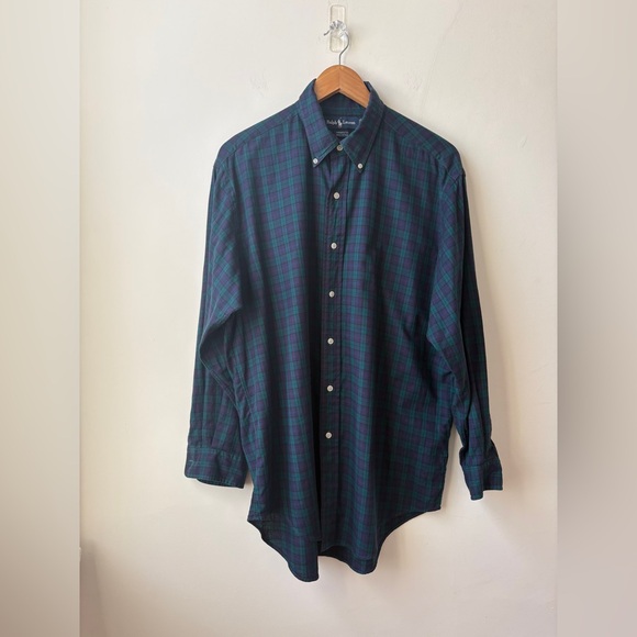 Vintage Polo by Ralph Lauren Plaid Button-Down Shirt - Picture 3 of 11